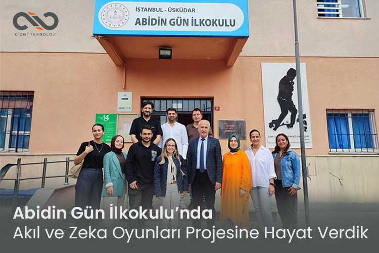 Çizgi Teknoloji, Abidin Gün İlkokulu’nda Akıl ve Zeka Oyunları Projesine Hayat Verdi.